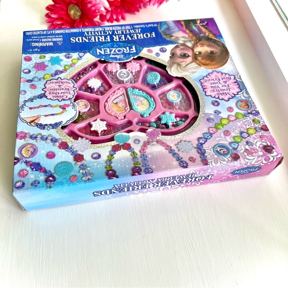 NEW Disney Frozen Forever Friends Jewelry Activity Kit Best Friend Kids Bead Set - Picture 12 of 13